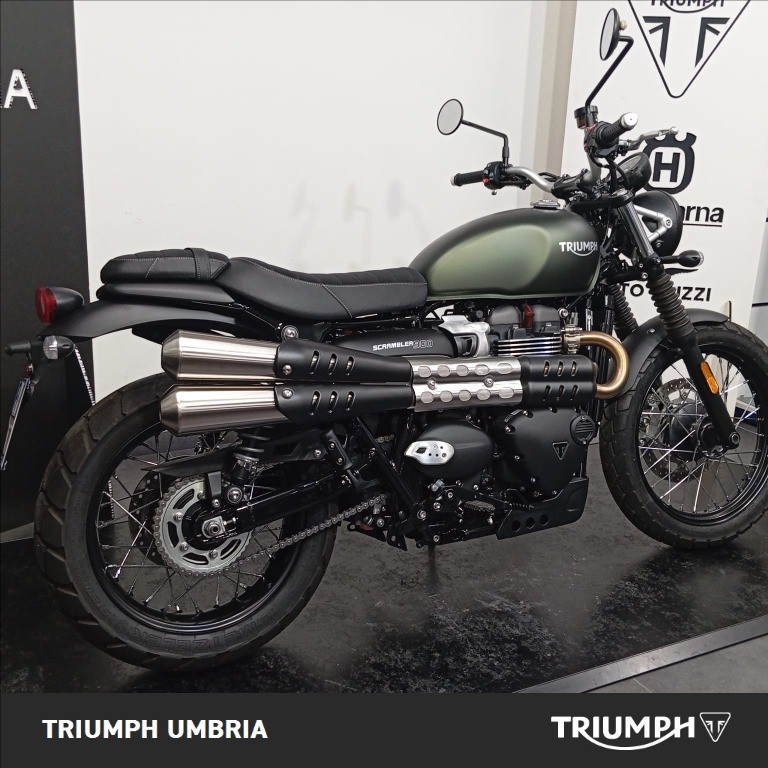 TRIUMPH Scrambler 900 Matt Khaki Abs E5+